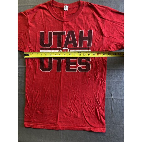 Utah Utes Red Graphic Crew Neck Tee M&O Gold Youth Medium - Picture 5 of 6